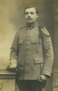 Frankreich Paris Militär Mann in Uniform altes CDV Foto Perrot 1910 - Bild 1 von 3