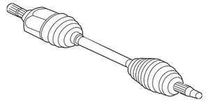 Genuine Mitsubishi Axle Assembly 3815A648 - Picture 1 of 2