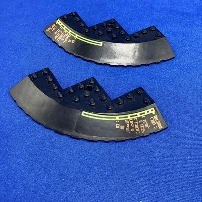 LEGO Esquina Redonda 10 X10 Pendiente 33 Borde-NEGRO-#58846- Juego#7699, Lote de 2 Foto 1 de 4