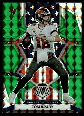 2022 Panini Mosaic Green Tom Brady Tampa Bay Buccaneers #251 - Image 1 of 2