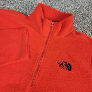 The North Face Herren Medium Solid Orange Quarter Zip Fleecejacke - Bild 1 von 6