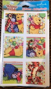 Winnie the Pooh-Party Supplies-Prismatic Stickers 4 sheets - Picture 1 of 1