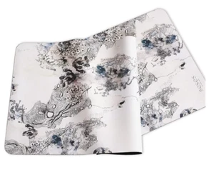 NEU Seses umweltfreundliche natürliche Unterwasserwelt vegane Wildleder Übung Yoga Matte - Bild 1 von 5