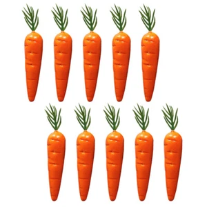10PCS Mini Carrot Models Miniature Carrots Carrot Toy Table Mini Carrot Toy - Picture 1 of 12