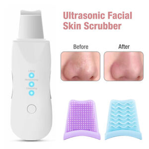 Ultrasonic Facial Pore Cleaner Deep Face Cleaning Device Peeling Facial Scrubber