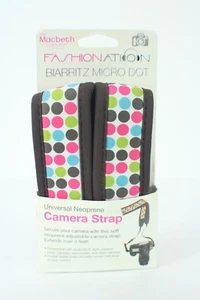 MACBETH COLLECTION Fashionation Camera Strap Biarritz Micro Dot - Photo 1/6