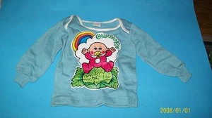 XAVIER ROBERTS CABBAGE PATCH KIDS CHILDS LONG SLEEVE SHIRT CABBY babyDOLL 18mos - Picture 1 of 3