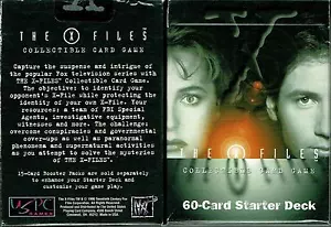X-FILES PRIMA EDIZIONE GIOCO DI CARTE! 1996! 2 mazzi di avviamento sigillati in fabbrica! - Foto 1 di 1