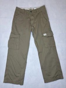 Levi's Cargo Pants Mens 30x30 Tan Loose Straight Baggy Y2K Skater Actual 30x29 - Picture 1 of 15
