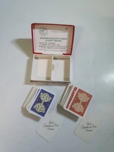 VINTAGE Piatnik - MINATURE - No28 Playing Cards "DOUBLE DECK" Rare (Wien) - Bild 1 von 12