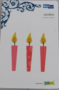 QuicKutz Candles 4x4, 1 Cutting Die Set C-0089-S-REV - Picture 1 of 2