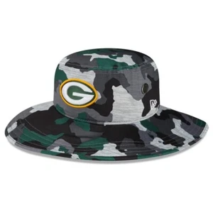 GORRA CUBO CAMUFLAJE GREEN BAY PACKERS NEW ERA 2022 CAMPAMENTO DE ENTRENAMIENTO LATERAL PANAMÁ - Imagen 1 de 5