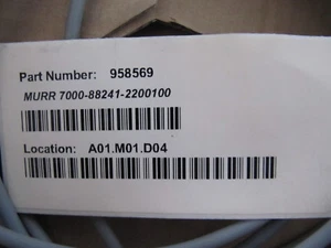 (Box von 9) Murr Sensor Kabelsatz 3P M8 Stecker auf M12 Buchse 7000-88241-2200100 - Bild 1 von 5