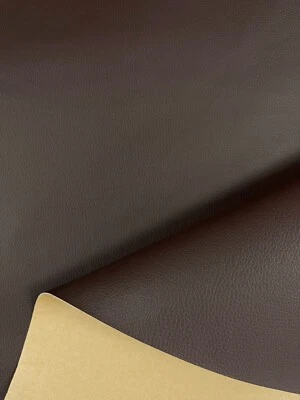 Tela de vinilo autoadhesiva 45+ colores imitación cuero 56" ancho continuo por yarda Foto 1 de 4