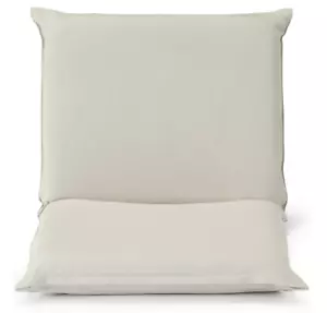 MUJI Floor Chair Large with 100% Cotton Cover Beige Fast Shipping from Japan NEW - Picture 1 of 8