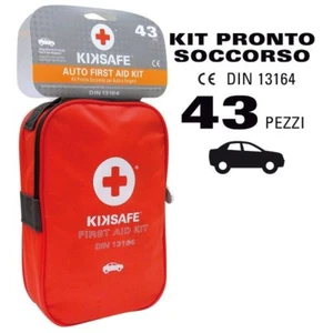 KIT CASSETTA PRONTO SOCCORSO AUTO CASA FURGONE OMOLOGATO DIN EMERGENZA INCIDENTI - Foto 1 di 3