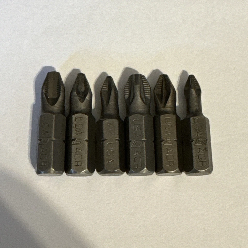 Snap On Screwdriver Bits Phillips And Pozi Drive 6 Piece NEW - Image 1 of 1