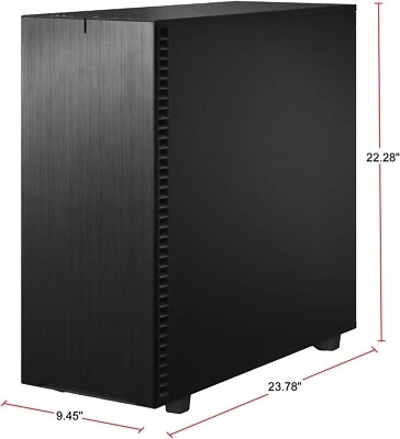 Fractal Design Define 7 XL Black Brushed Aluminum / Steel E-ATX Silent Modular - Image 1 of 4