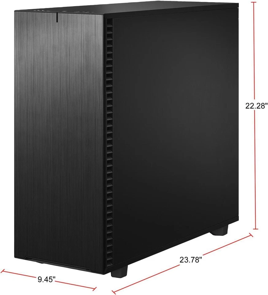 Fractal Design Define 7 XL Black Brushed Aluminum / Steel E-ATX Silent Modular - Image 1 of 4