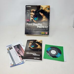 Corel Paint Shop Pro Photo X2 Windows, User Guide Manual, Box