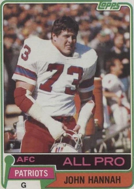 1981 Topps John Hannah #80