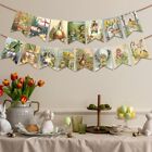 Bunny Printed Bunting Banner Chick Happy Easter Banner  Easter