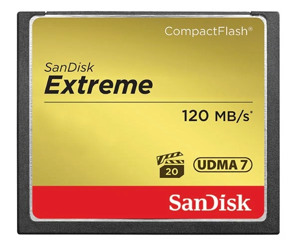 SanDisk CompactFlash CF Extreme 120 MB/s 800x Memory Card: 64GB USED - Image 1 of 1