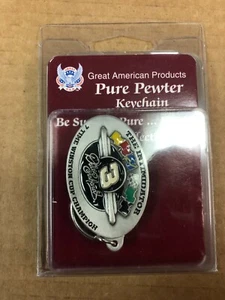 Dale Earnhardt Sr #3 The Intimidator 7X Winston Champ NASCAR Pewter Key Chain - Picture 1 of 3