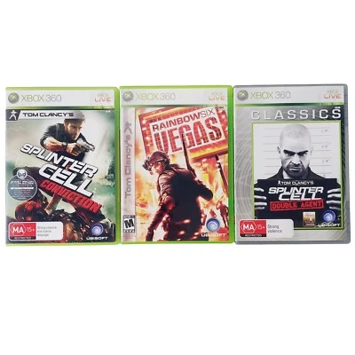 Tom Clancy's Splinter Cell Double Agent, Conviction & Rainbow Six | Xbox 360 PAL - Image 1 of 4
