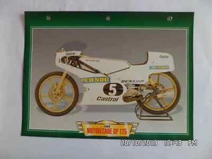 CARTE FICHE MOTO MOTOBECANE GP 125 1980 - Imagen 1 de 1