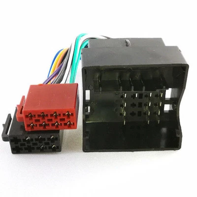 Radio Adapterkabel für BMW Ford MOST/Quadlock Flachpin auf Din Iso Stecker NEU - Bild 1 von 4
