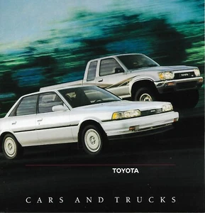 Automobile Brochure 1990 Toyota Cars and Trucks - Picture 1 of 1