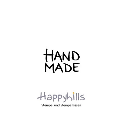 Stempel Handmade 1,7xc2,5 cm Happyhills Stempel - Neu - Bild 1 von 3