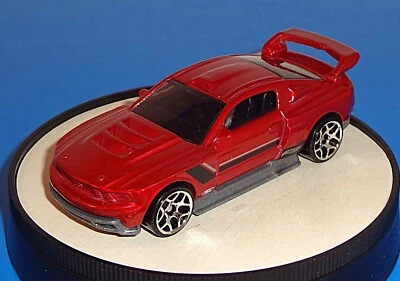 Hot Wheels 1 Loose Mystery Car Series Custom '12 Ford Mustang Drift Red w/ Y5s - Image 1 of 2