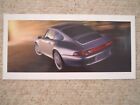 1996 Porsche Carrera 4S Coupe Showroom Advertising Poster RARE!! Awesome L@@K