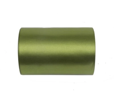 NUEVA CINTA DE SATÉN DE 8 pulgadas de ancho en oliva 22 yardas Foto 1 de 3
