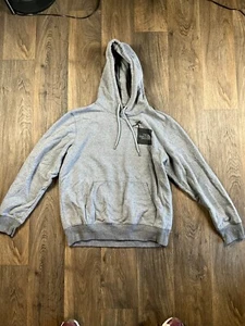 The North Face Fine Alpine Hoodie Mens Large Gray Raglan Sleeve & Hem Drawstring - Picture 1 of 7