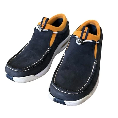 COLE HAAN Studio Womens 6.5B Slip On Shoes Black And Tan/Orange Style 11534 - Image 1 of 4