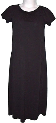 Vestido maxi longo Bendigo Impressions lantejoulas pretas malha SS tamanho PP - Imagem 1 de 4