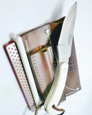 Funda de cuero y piedras de afilar Schrade Walden Primos hoja fija SCPRIM2 Foto 1 de 4