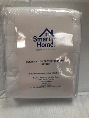 Juego de dos protectores de almohada acolchados Smart Home Essentials for Living Foto 1 de 4