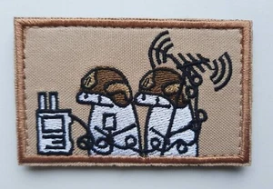 Ukrainische Armee Moral Patch Flork Signalmen Taktisches Abzeichen Humor Chevron Haken - Bild 1 von 5