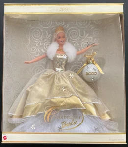Holiday Celebration Special Edition 2000 Barbie Doll Millennium Gold Dress NRFB - Picture 1 of 9