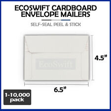 1-10000 6.5 X 4.5 Ecoswift Self Seal Photo Ship Flats Cardboard Envelope Mailers