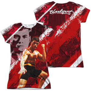 Bloodsport "Fight Of Your Life" Dye Sublimation Girl's Junior Babydoll Tee