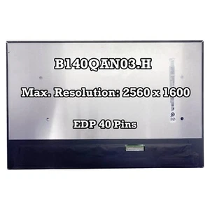 B140QAN03.H 14.0 inch IPS Matrix Panel Display LCD Screen Replacement 2560X1600 - Picture 1 of 2