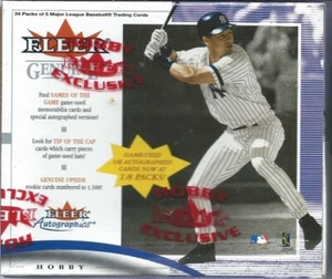 2001 Fleer Genuine baseball sealed hobby box 24 packs - Picture 1 of 2