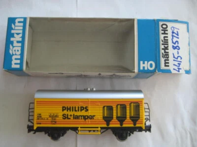 Marklin H0 4415-85729 Dsb Philips Sl Lamper Boîte Voiture En Orig Ltd Edn 1985 - Photo 1/4