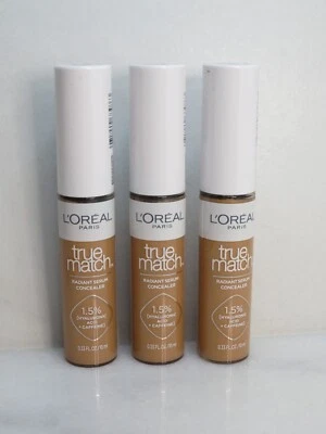 L'OREAL TRUE MATCH RADIANT SERUM CONCEALER MEDIUM DEEP N6.5 0.33 OZ LOT OF 3 - Image 1 of 4
