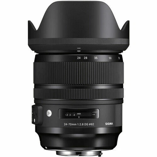Sigma 24-70mm F2.8 DG OS HSM Art Lens for Canon Camera - Black